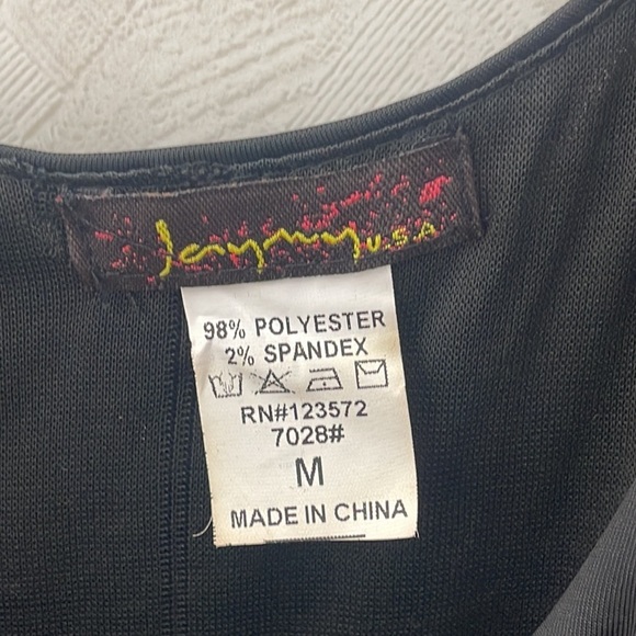 ❤️ JAYMY ruched black Dress Size M - Picture 4 of 4